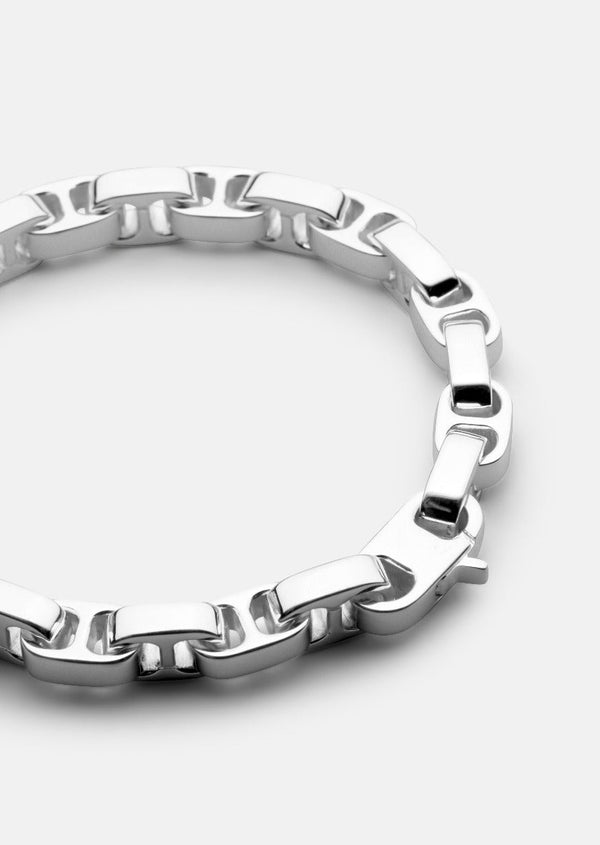 Velo Chain Bracelet - Silver Plated