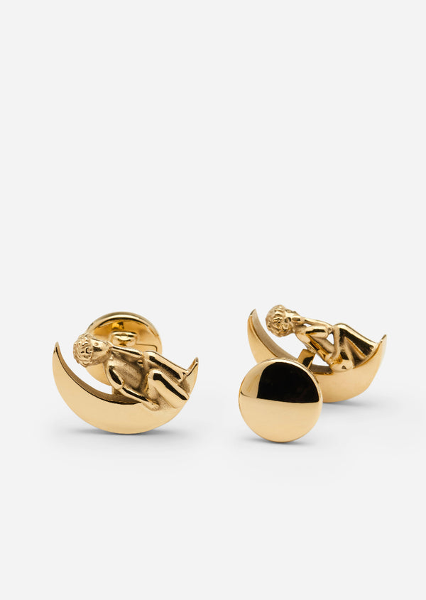 Le Petit Prince x Skultuna - Cufflinks - Gold Plated