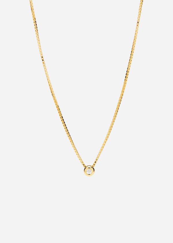 Météorite Diamond Necklace – Gold Vermeil