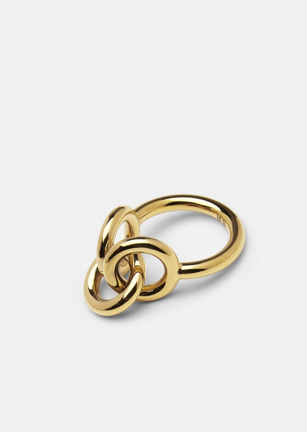 Lara Bohinc x Skultuna – Together Ring no.1 - Gold Plated