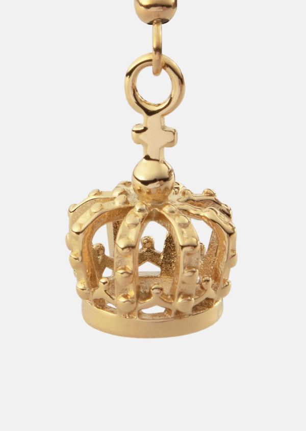 Crown Earring – Gold Plated
