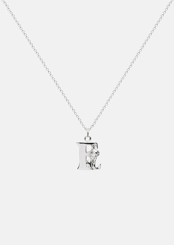 Moomin Alphabet - Silver Plated - E