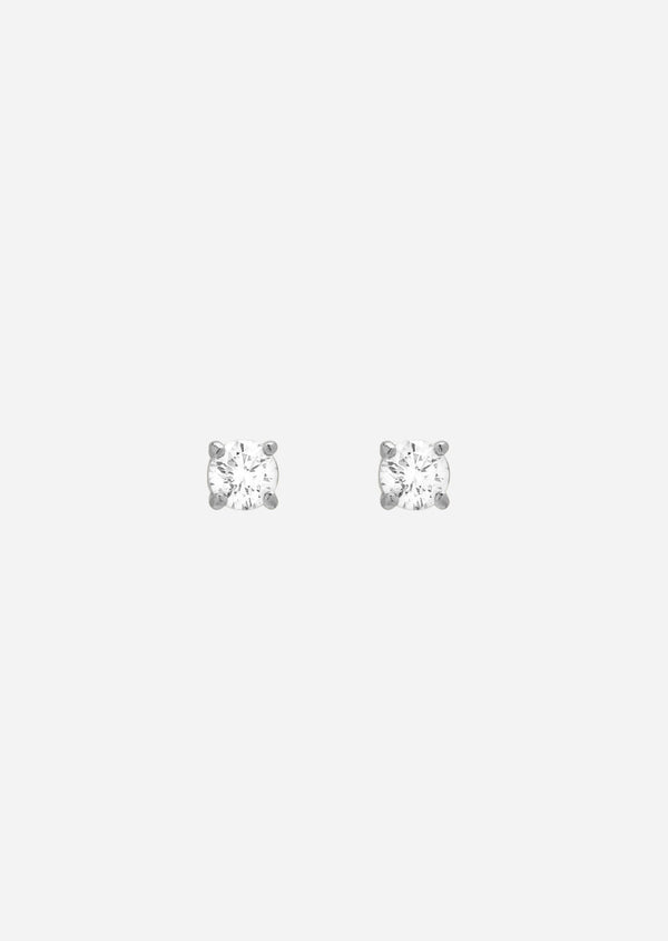 Solitaire Stud - Sterling silver