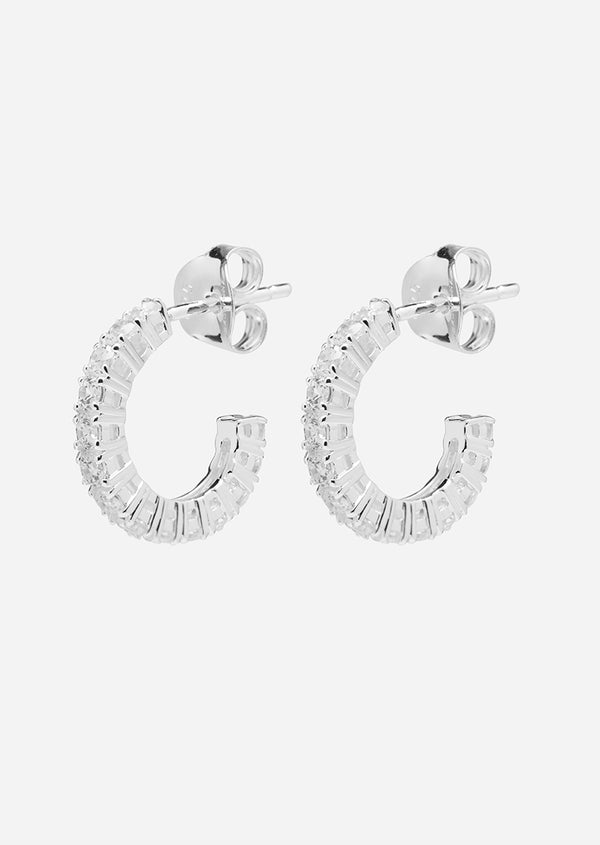 Lumière Hoop Earrings - Sterling silver