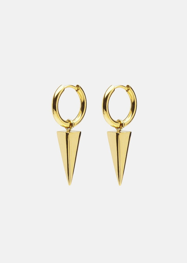 Spike Rivets Earring Petit – Gold Plated