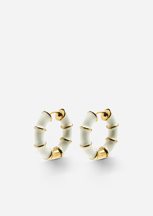 Rivage Hoop - White