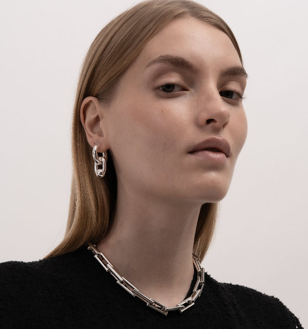 Hoop Earrings - Bouclé