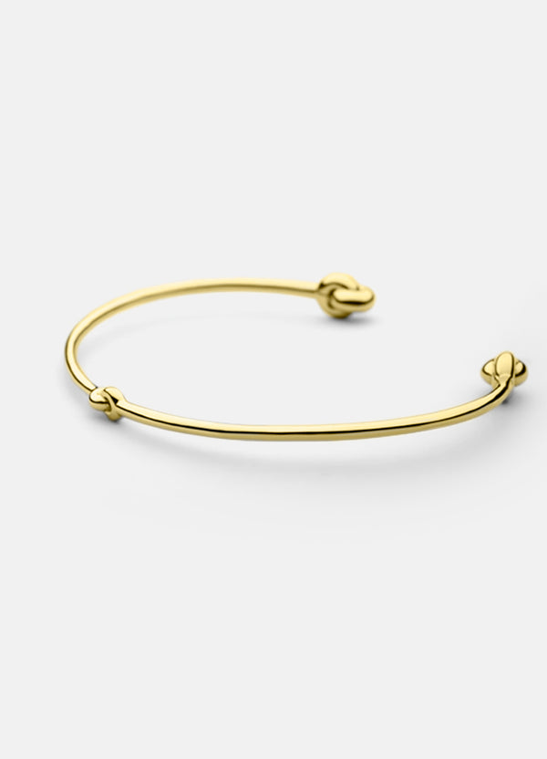 Knot Cuff - Gold Plated