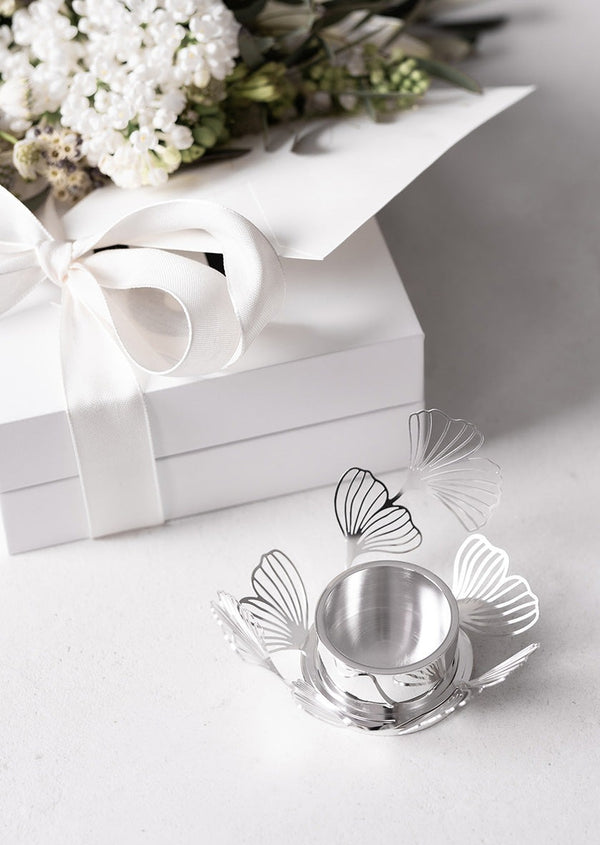 FLWR Candle Holder - Silver Plated