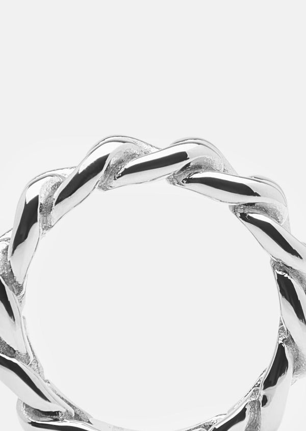 Chain Ring – Silver Plated