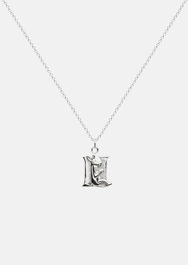 Moomin Alphabet - Silver Plated - H