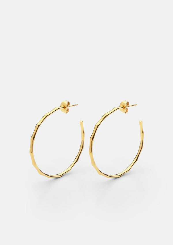 Bambou Earring - Gold Plated