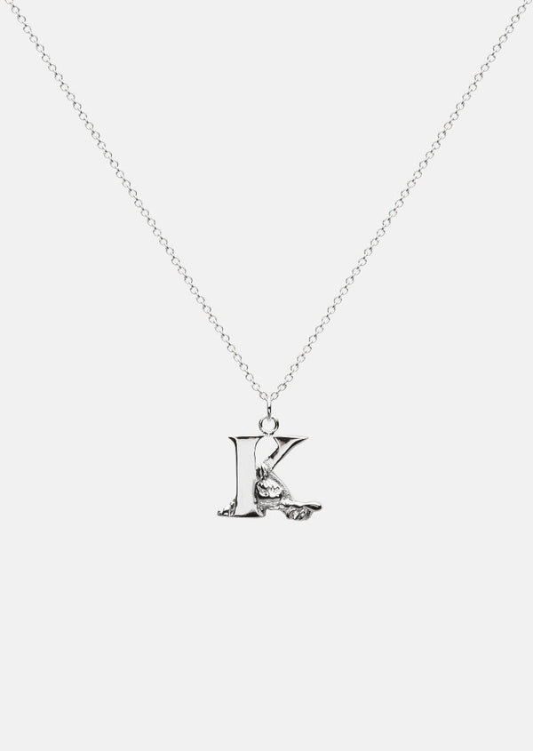 Moomin Alphabet - Silver Plated - K