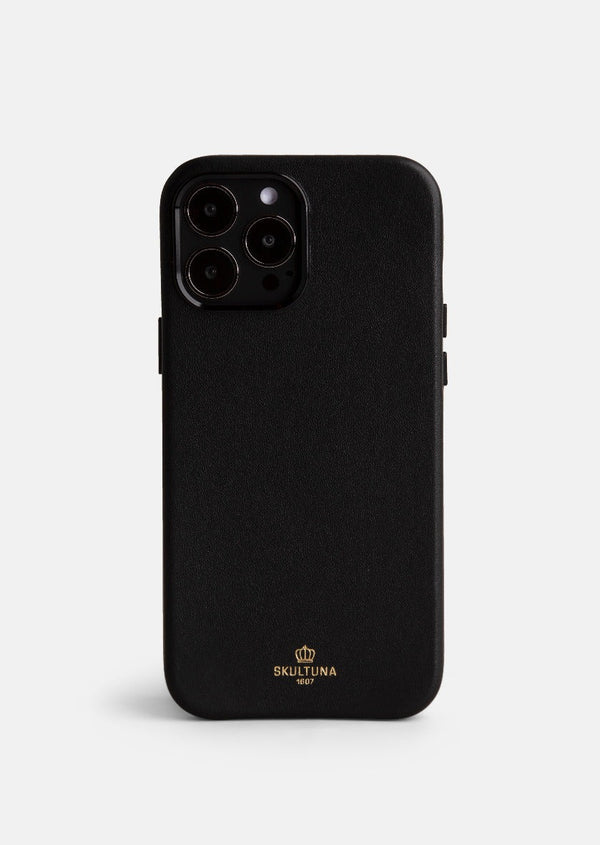 The Case Factory x Skultuna – iPhone Leather Case – Black