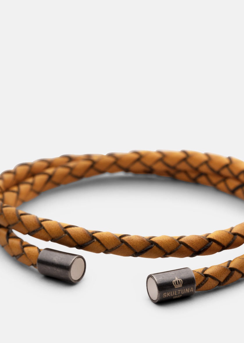 アクセサリー SKULTUNA Stealth Bracelet-Brown-Large Stealth Bracelet - Brown – Skultuna 1607
