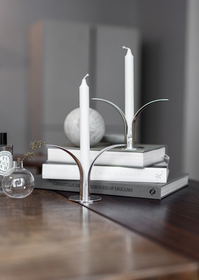 Lily Candle Holder - Silver Plated – Skultuna 1607