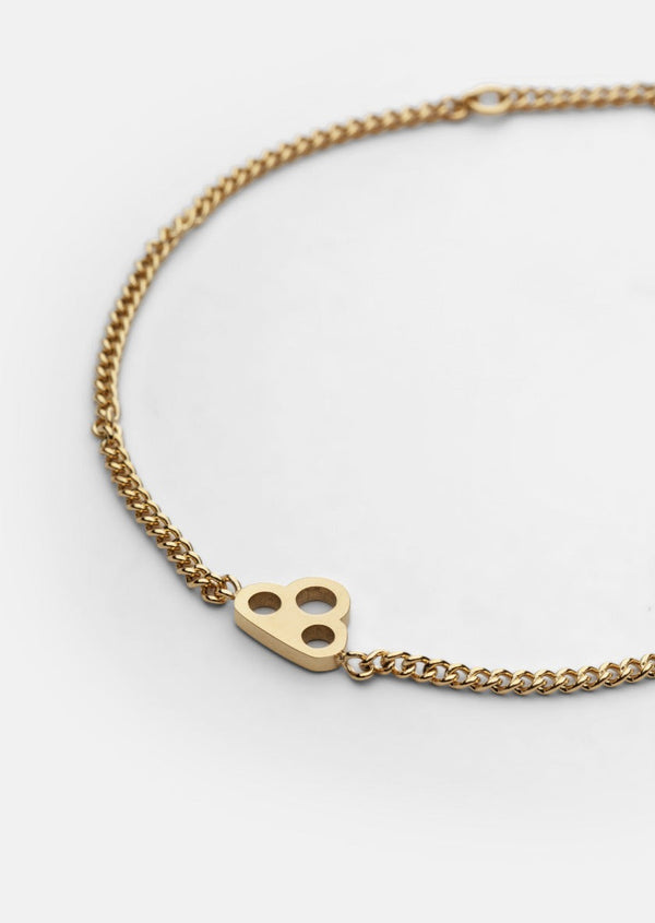 Key Chain Bracelet - Gold Plated