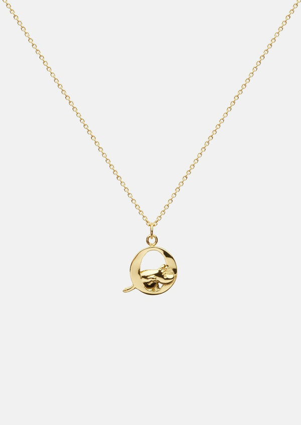 Moomin Alphabet - Gold Plated - O