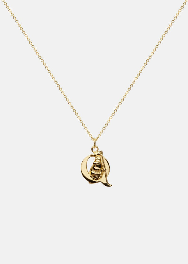 Moomin Alphabet - Gold Plated - Q