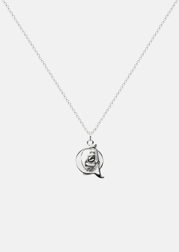 Moomin Alphabet - Silver Plated - Q