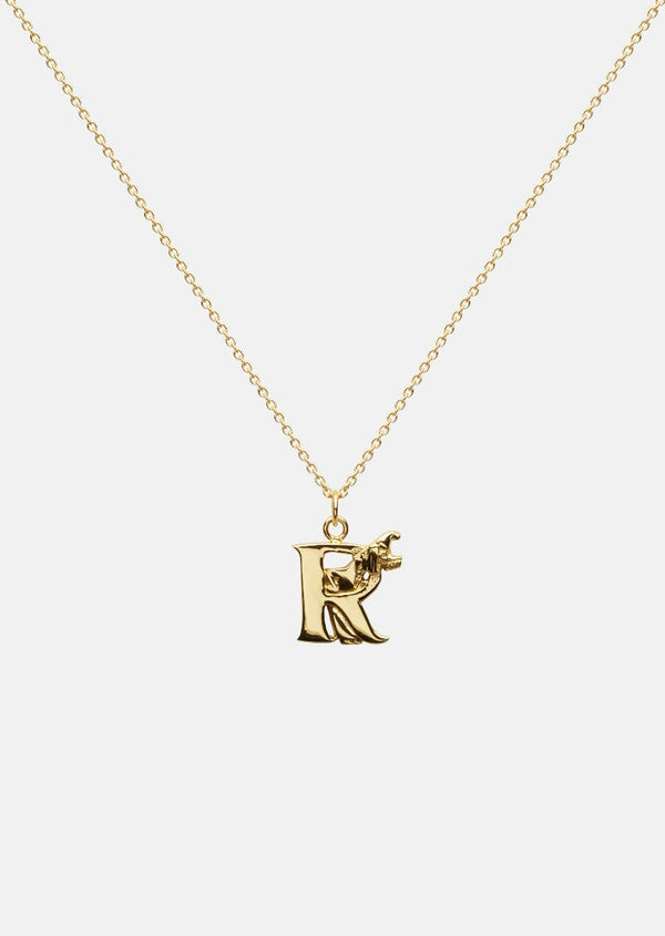 Moomin Alphabet - Gold Plated - R