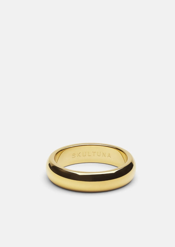 Ellipse ring – Gold Plated