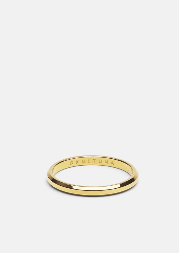 Skultuna Icon Ring Thin - Gold Plated
