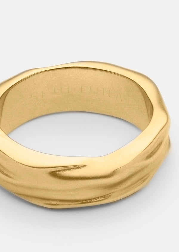 Ring Thick - Opaque Objects - Matte Gold Plated