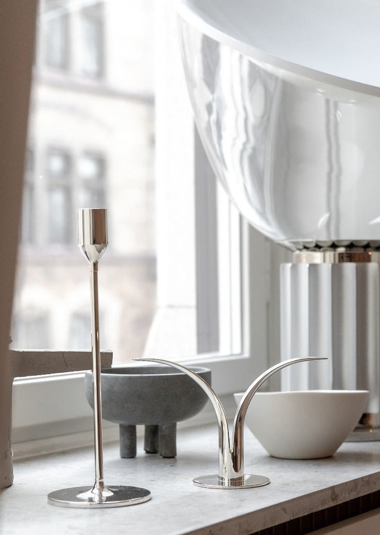 Lily Candle Holder - Silver Plated – Skultuna 1607