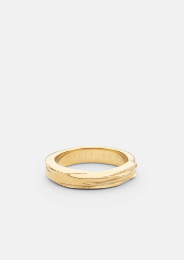Ring - Opaque Objects - Matte Gold Plated