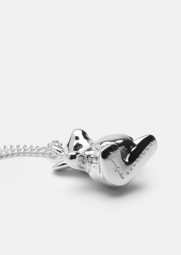Teddy Bear Necklace design Thomas Sandell – Silver Plated