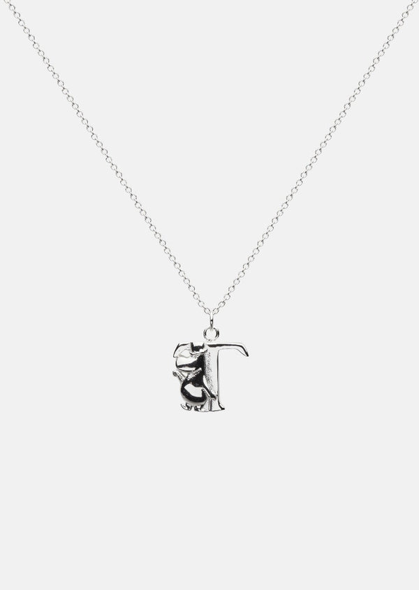 Moomin Alphabet - Silver Plated - T