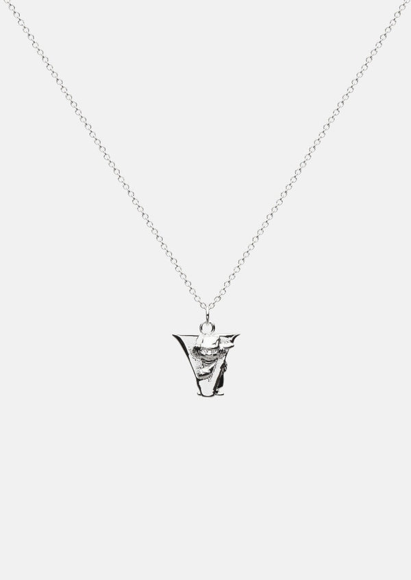 Moomin Alphabet - Silver Plated - V