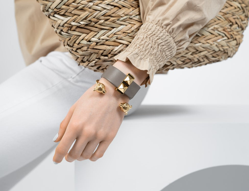 アクセサリー SKULTUNA Stealth Bracelet-Brown-Large Leather Bracelet - Dark Brown – Skultuna 1607