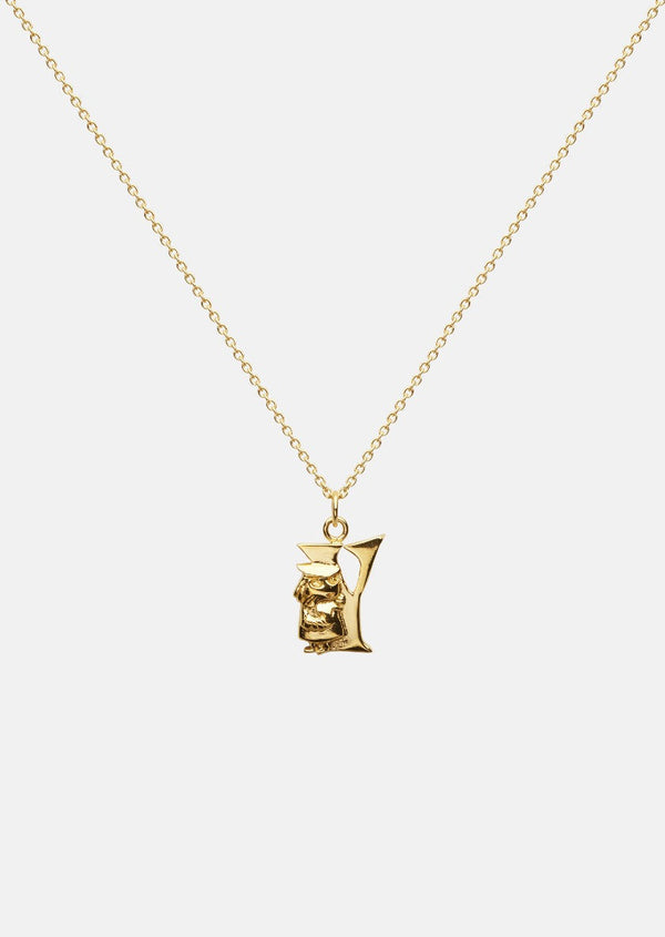 Moomin Alphabet - Gold Plated - Y