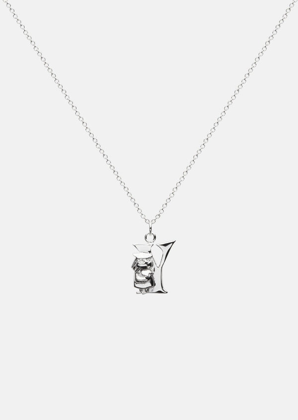 Moomin Alphabet - Silver Plated - Y