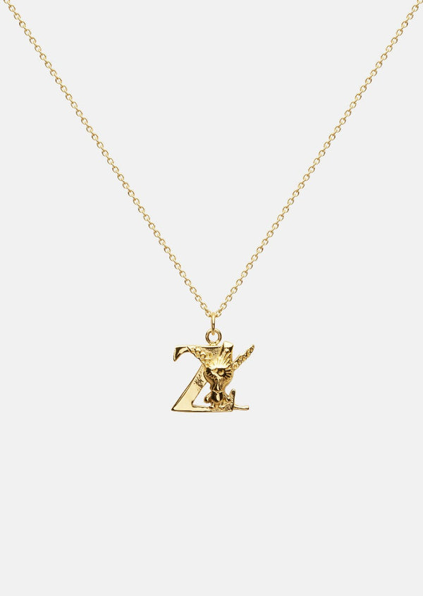 Moomin Alphabet - Gold Plated - Z