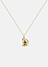 Moomin Alphabet - Gold Plated - D