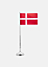 Flagpole – Classic Silver plated – Denmark