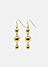 Triple Ball Drop Earring – Gold plated