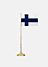 Skultuna Classic Flagpole Finland. Finnish flag. Made of brass