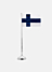 Flagpole – Classic Silver plated – Finland