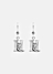 Moomin Alphabet Earring - Silver Plated - H