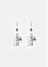 Moomin Alphabet Earring - Silver Plated - P
