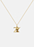 Moomin Alphabet - Gold Plated - Z
