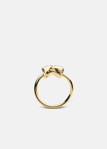 Nordic Wildlife Collection Gold Plated - Eagle ring