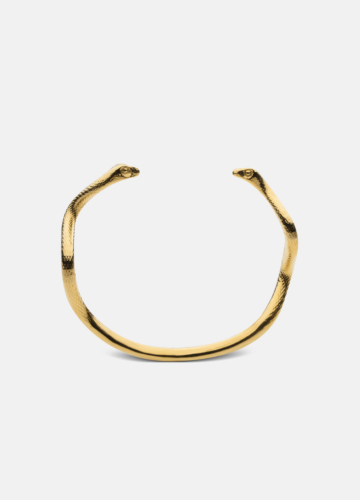 Snake Cuff - Gold Plated