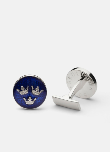Three Crowns - Coat of arms of Sweden - Small Silver plated