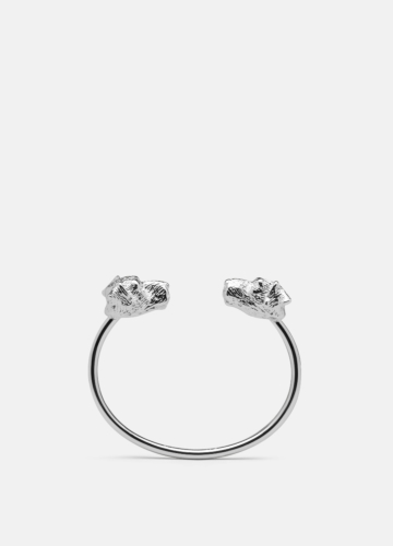 Terrier Cuff - Silver Plated