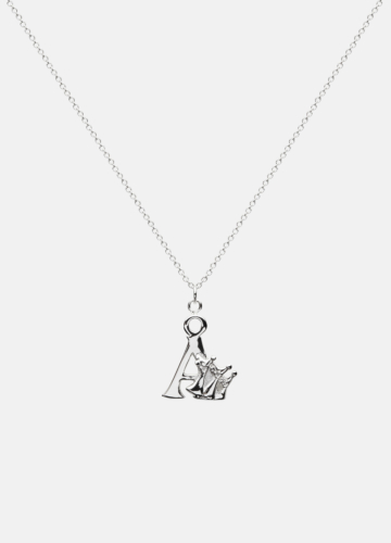Moomin Alphabet - Silver Plated - Å